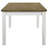Giustina Rectangular 59-inch Dining Table Brown Brushed-235142782