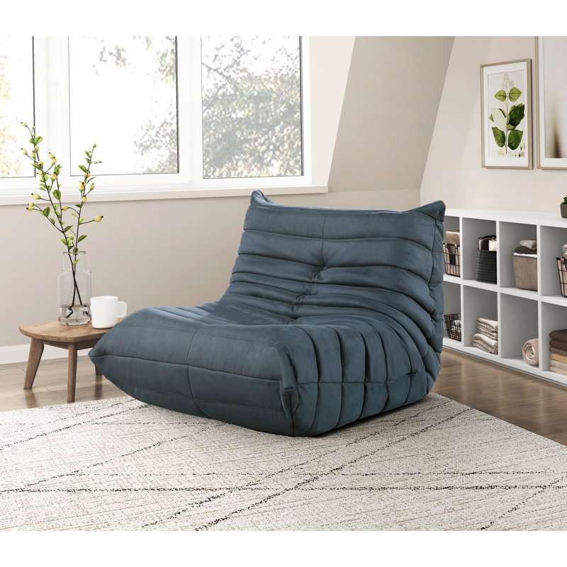 Fauteuil d'appoint luxueux avec coussins capitonnés, Gris anthracite