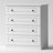 4 Drawer Bedroom Dresser 29.5'' W Wood Modern Drawer Dresser-1115512332
