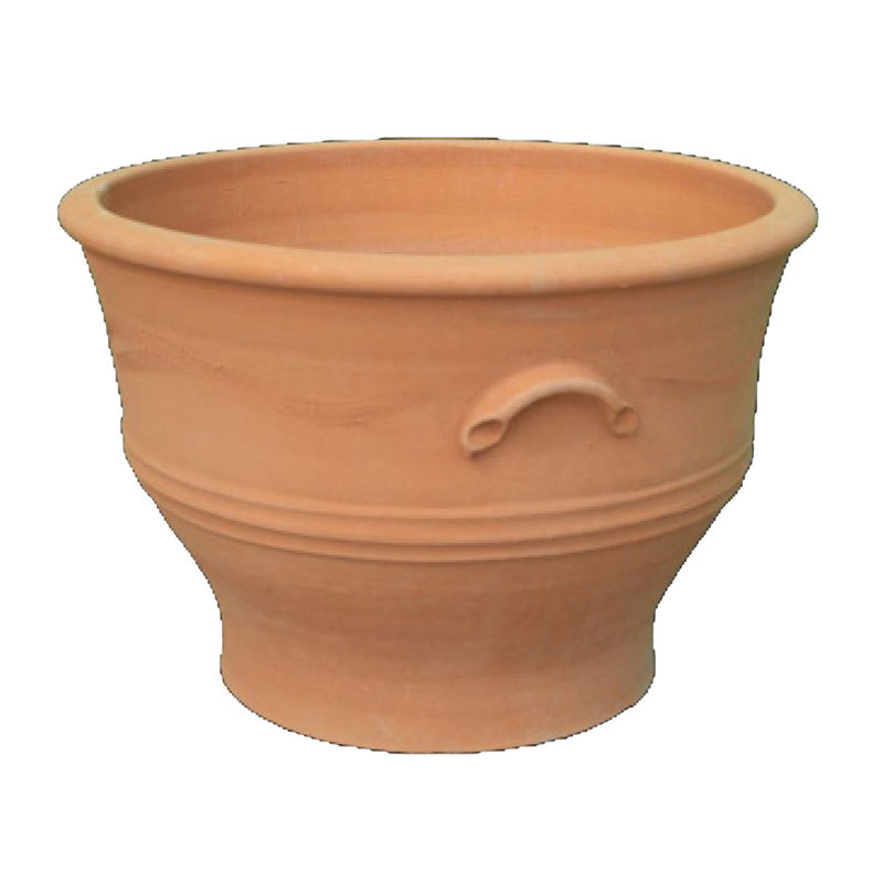 Pot de fleurs moyen en terre cuite Thrapsano - Intérieur/Extérieur