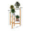 Cevon Solid Wood Plant Stand 4 Tier