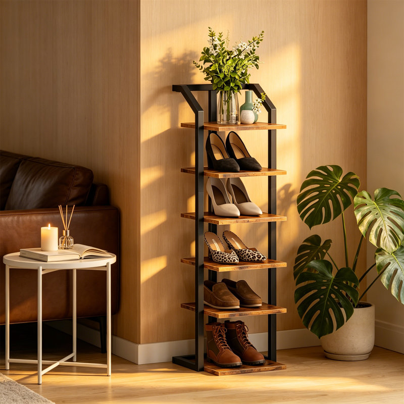 6 Pair Shoe Storage Cabinet