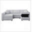 Le canapé modulaire en forme de U 106,3 po pour 4 personnes correspond au relevage hydraulique du repose-pieds de 30,7 po pour les pièces-426302822