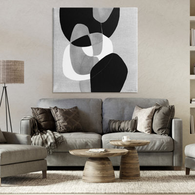 Abstract Sharp Cutouts Canvas Wall Art by Kippi Leonard