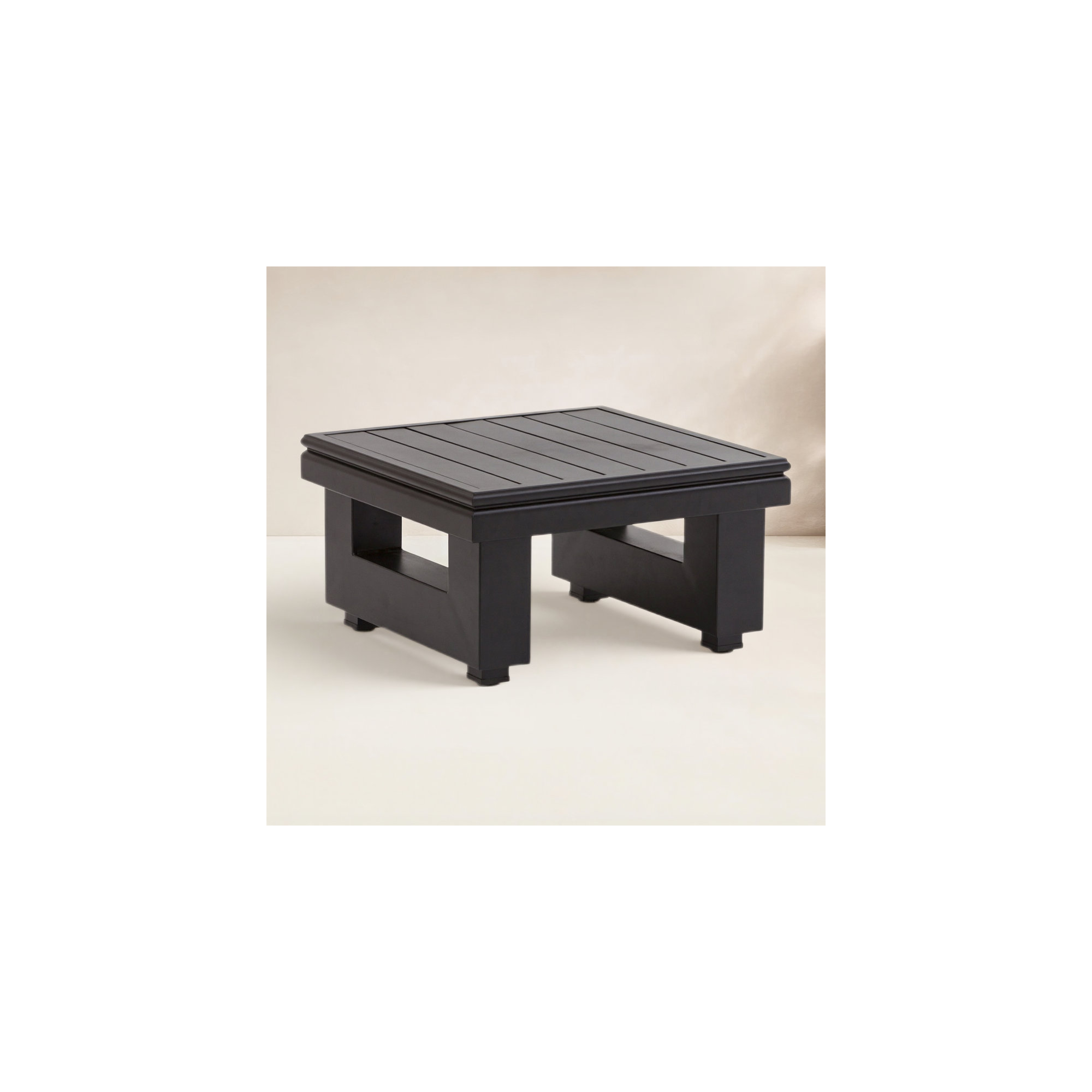 Melrose Square Metal Outdoor Side Table