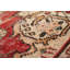 Tapis rouge en laine patiné 6 x 10