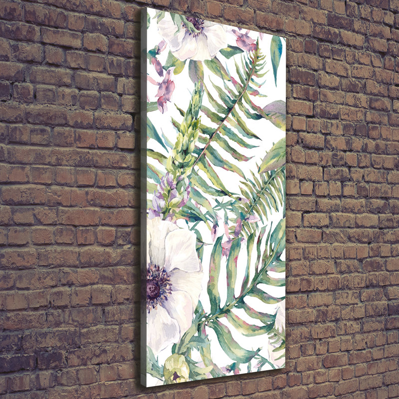 Tropical Leaves - Wrapped Canvas Print
