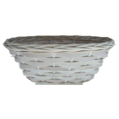 Panier à mèches ovale willow et chipwood