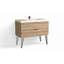 Avila 42" W Freestanding Single Bathroom Vanity with Dawson Leg-534927599-534927601-534927607