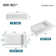 24 in. Wall-Mount Solid Surface Bathroom Sink with Built-in Towel Bar