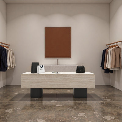 Table de présentation de vêtements simple et moderne