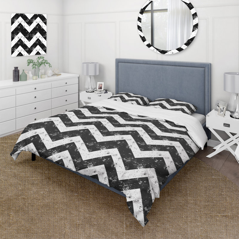 Ensemble de housse de couette Traditional, Housse de couette simple et deux taies décorative