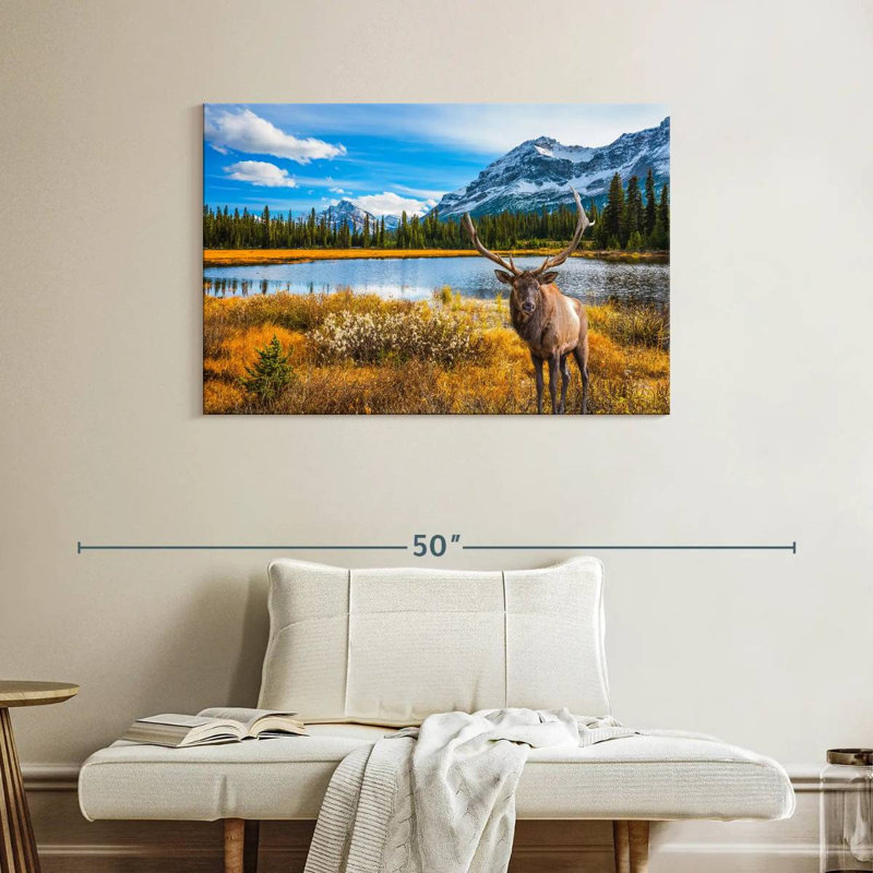 Brampt Magnificent Deer, 26" H x 39" W