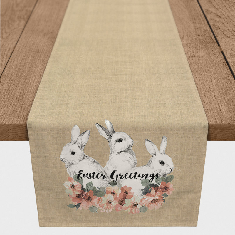 Anntawanna Easter Table Runner, 90" H x 16" W x 1.25" D