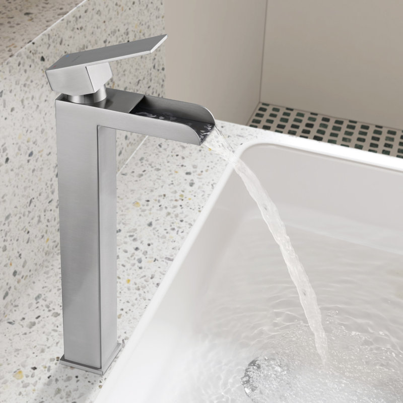 Single-Hole Single-handle Bathroom Faucet, Brushed Nickel