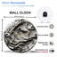 Horloge murale abstraite minimaliste 12 po