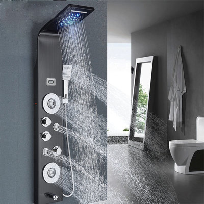 45.28'' Shower Panel with Fixed Shower Head
