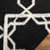 Rodgers Hand Woven Flat Weave Wool/Cotton Geometric Rug in Ivory/Black