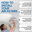 Filtres à air plissés Glassfloss ZL MERV 10-91324091