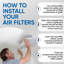 Remplacement du filtre à air Glassfloss ZL MERV 10 pour Honeywell-91324072