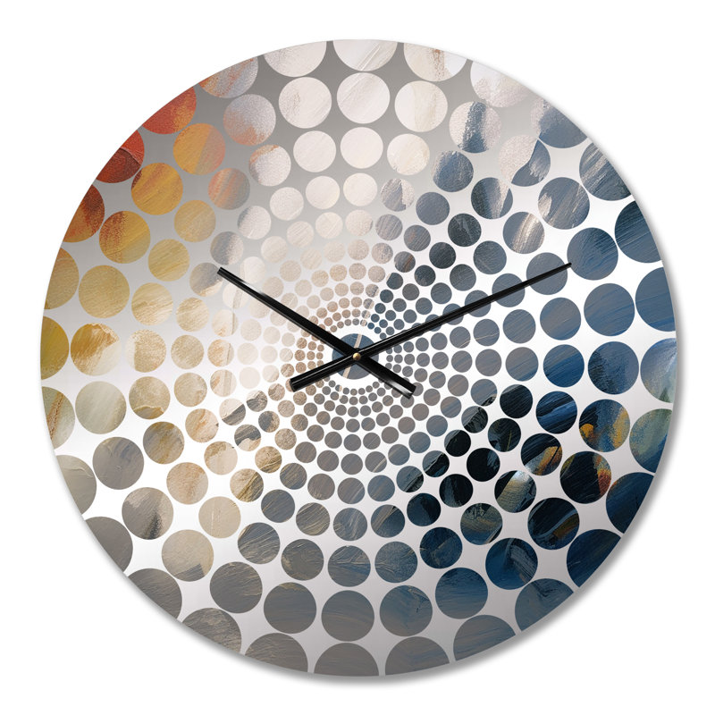 Maeryn - Horloge murale peinture abstraite, Petit