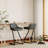 Upholstered Counter Stool With Metal Frame-82127067-81851026