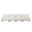 Canapé modulaire à assise profonde 4 places, canapé en chenille, canapé rembourré confortable pour salon, appartement, studio, bureau, blanc chenille-1462130930-1462130932-1462130934