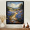 «Blue Bonnets Blue Tranquility Field I» - impression d'art mural bleu