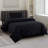 Down Alternative Microfiber Reversible Comforter Set - 3 Pcs All Season Diamond Pattern Comforter with Shams-109248969-109248972