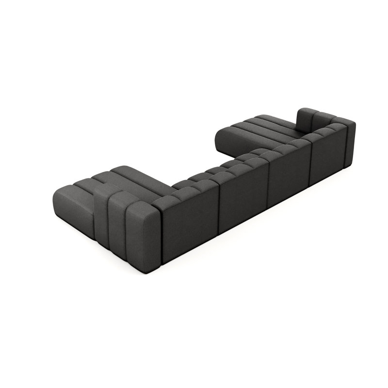 4 Seater Velvet Corner Sectional
