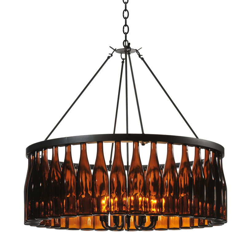 Tuscan Vineyard 12 - Light Chandelier