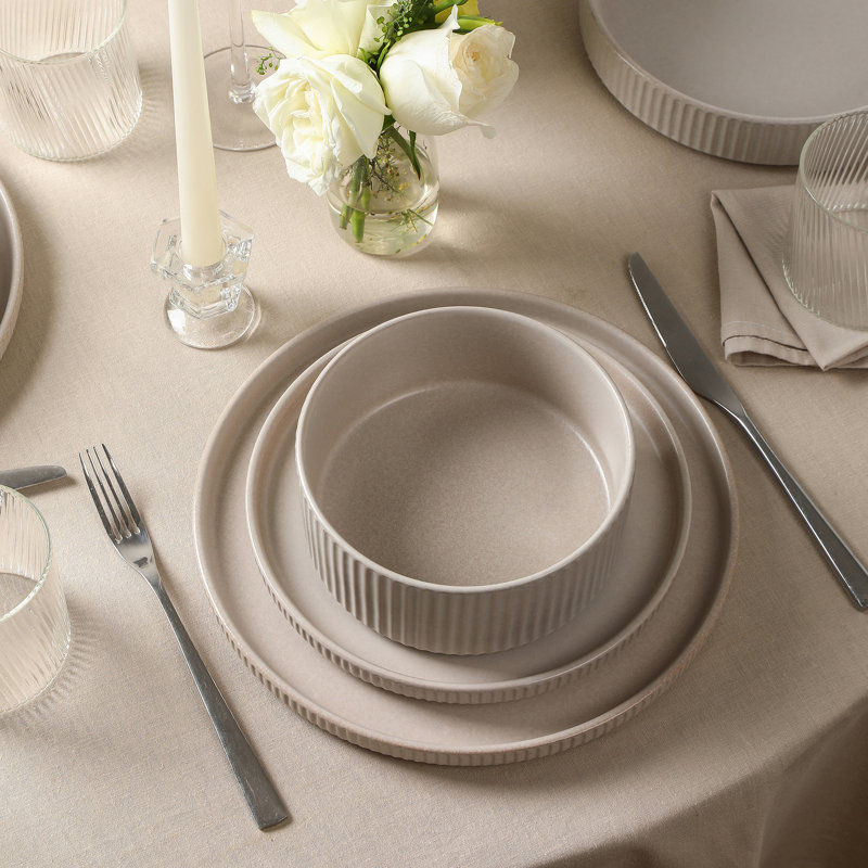 Service de table 32 pièces Stone Lain Haven, Beige
