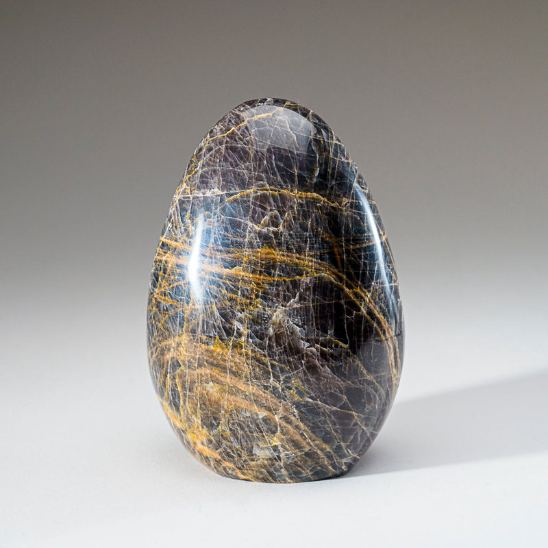 Moonstone Hand Painted Stone Abstract Decorative Object