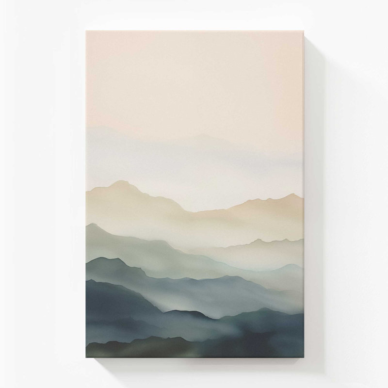Sérénité silencieuse I, Toile tendue, 72" H x 48" W x 1.25" D