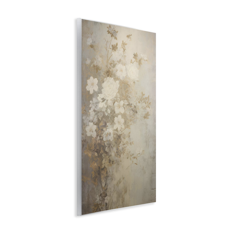 Plaque murale Mute Vintage Florals, design par LSR Creative Studio, H 19 po x l 13 po