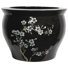 Ensemble de vases de table en porcelaine 10,5 "noir / blanc / brun Eastep