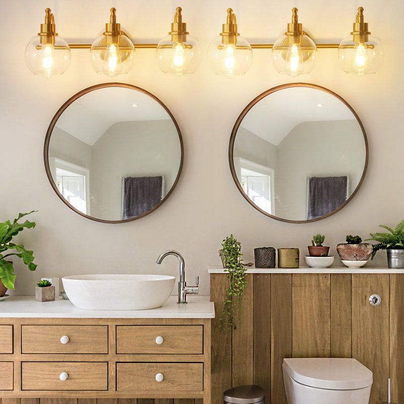 Kazanovicz 3 - Light Dimmable Vanity Light, Gold