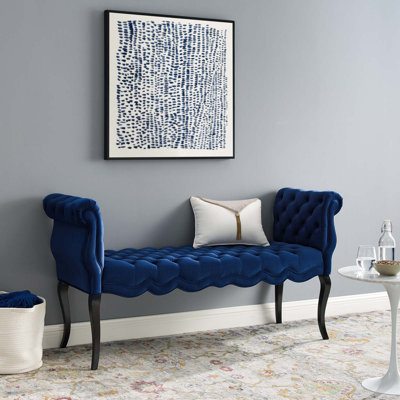 Banc en velours Performance Adelia Chesterfield