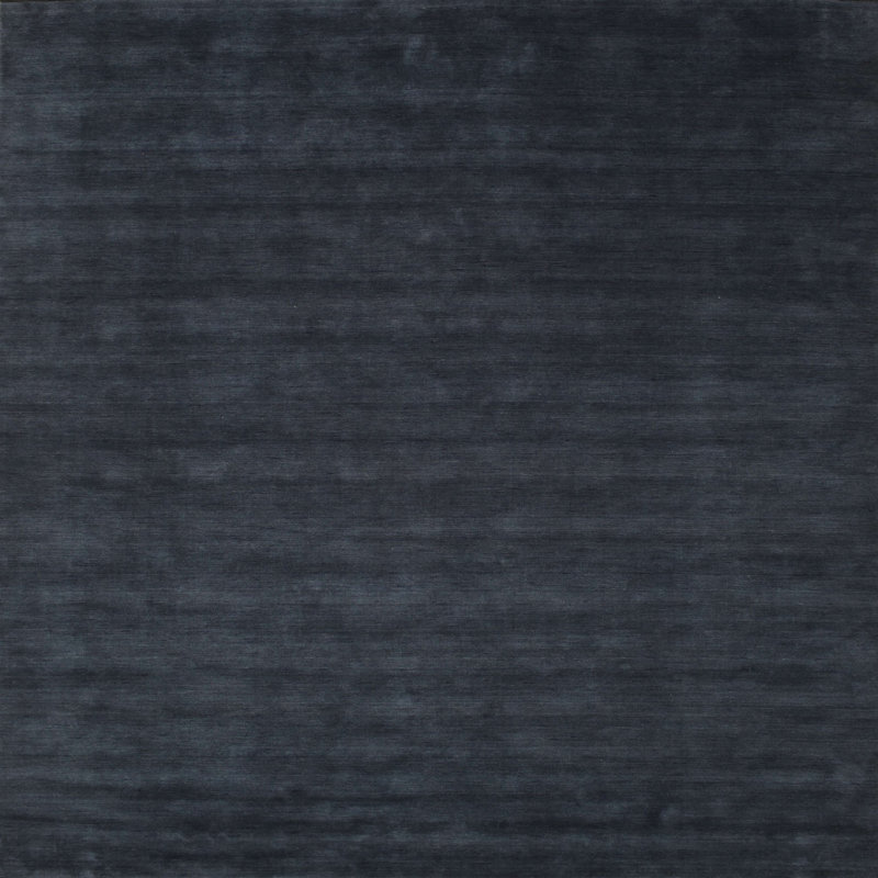 Tapis noir Fredy, Carré 6 pi