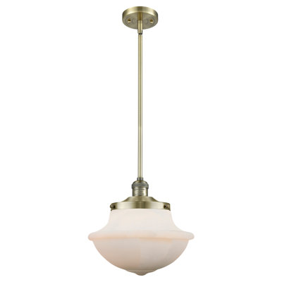 Baptiste 1 - Light Single Schoolhouse Pendant