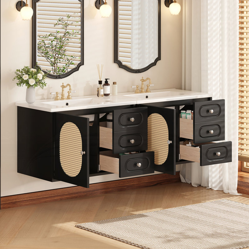 Meuble-lavabo 30 po avec lavabo en céramique