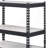 Natural and Black 4-tier Bookcase-1150891089