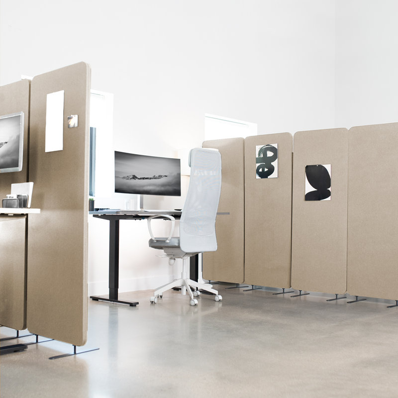 Cloisons autoportantes, Beige
