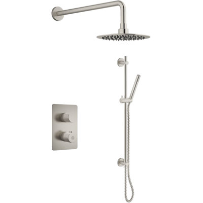 Système de douche complet thermostatique Vanika avec valve brute Vanika