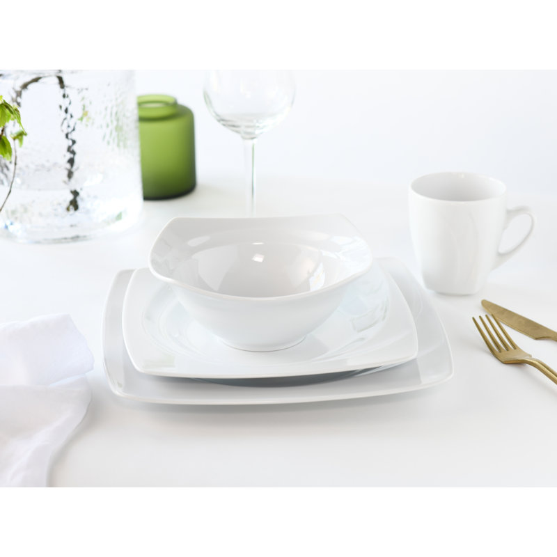 Celebration 16 Piece Bone China Dinnerware Set, Service for 4