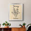 Naissance mois I, toile encadrée de qualité supérieure - prête à être accrochée-877417479-877417472