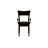 Ingrid 19.25'' H Upholstered Cherry Armchair-22354366-59696586