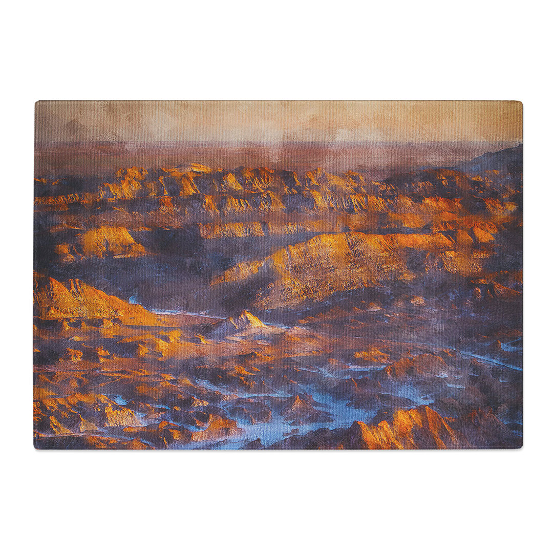 View of the Atacama Desert in Chile Painting Chopping Board