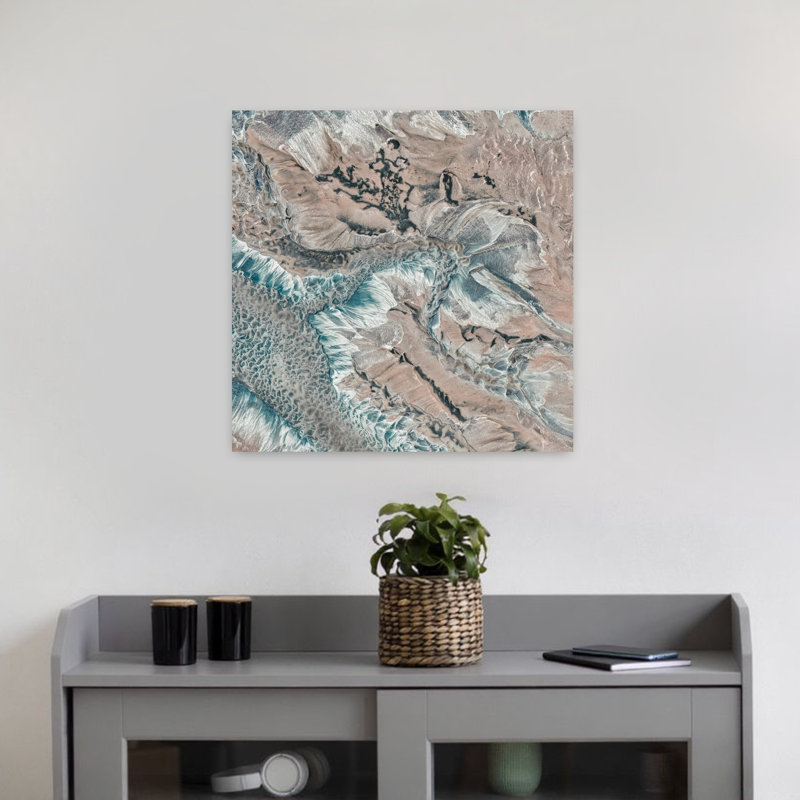 Art contemporain, art moderne abstrait, H 18" x l 18"