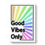 Good Vibes Only Rainbow - Wrapped Canvas-61886795